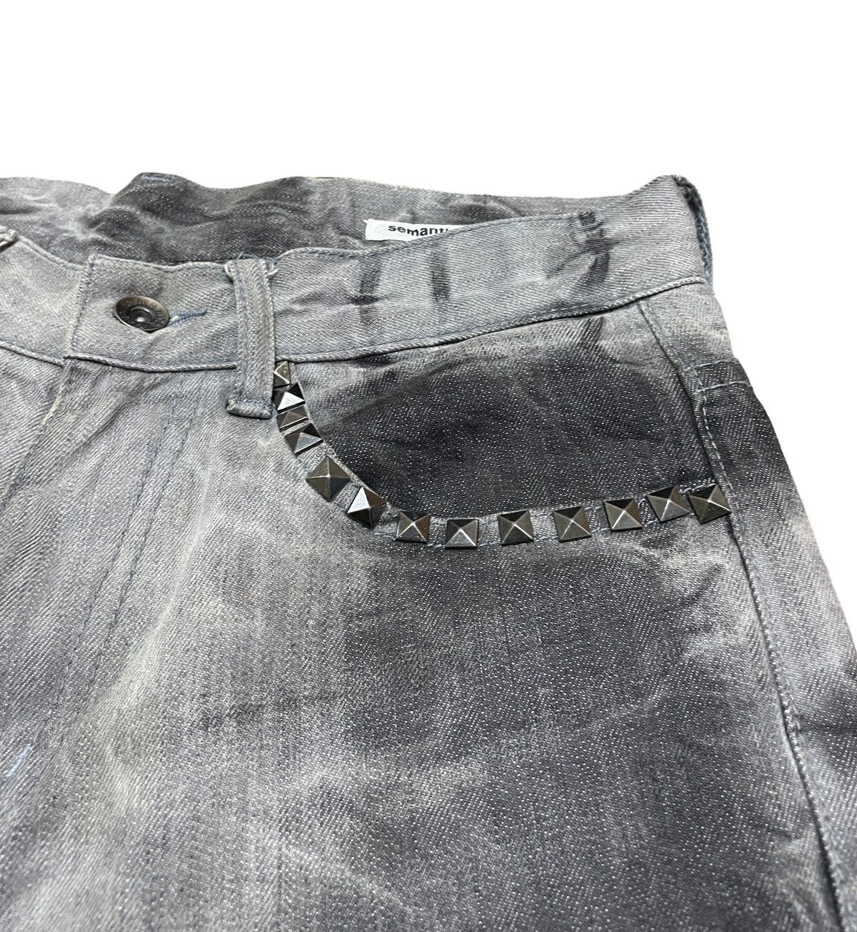 semanticdesign Very Rare Vintage Semantic Design Flared Hagi Jeans 1990s Size US 30 / EU 46 - 7 Thumbnail