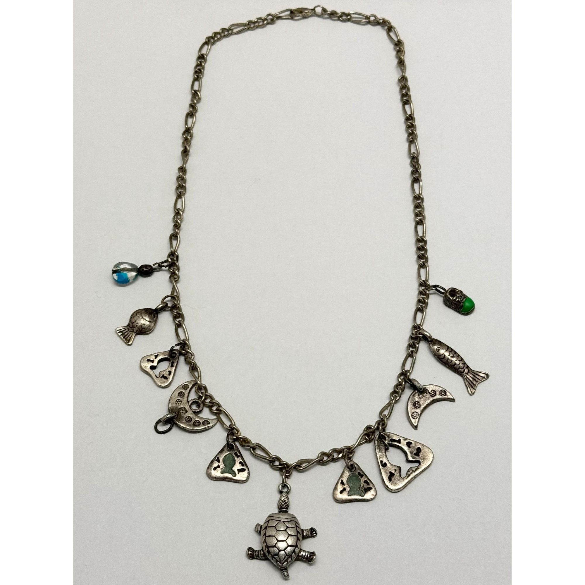 Vintage Vintage silver charm necklace Size ONE SIZE - 2 Thumbnail