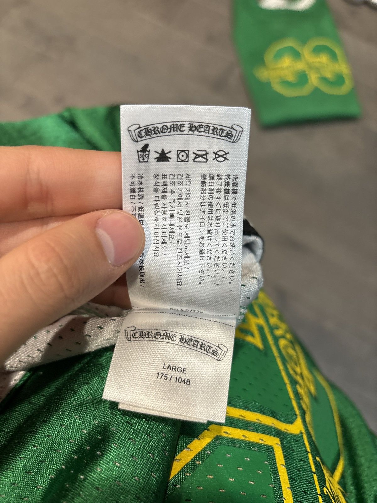Chrome Hearts Chrome Hearts Green Reversible Jersey Size US L / EU 52-54 / 3 - 4 Thumbnail