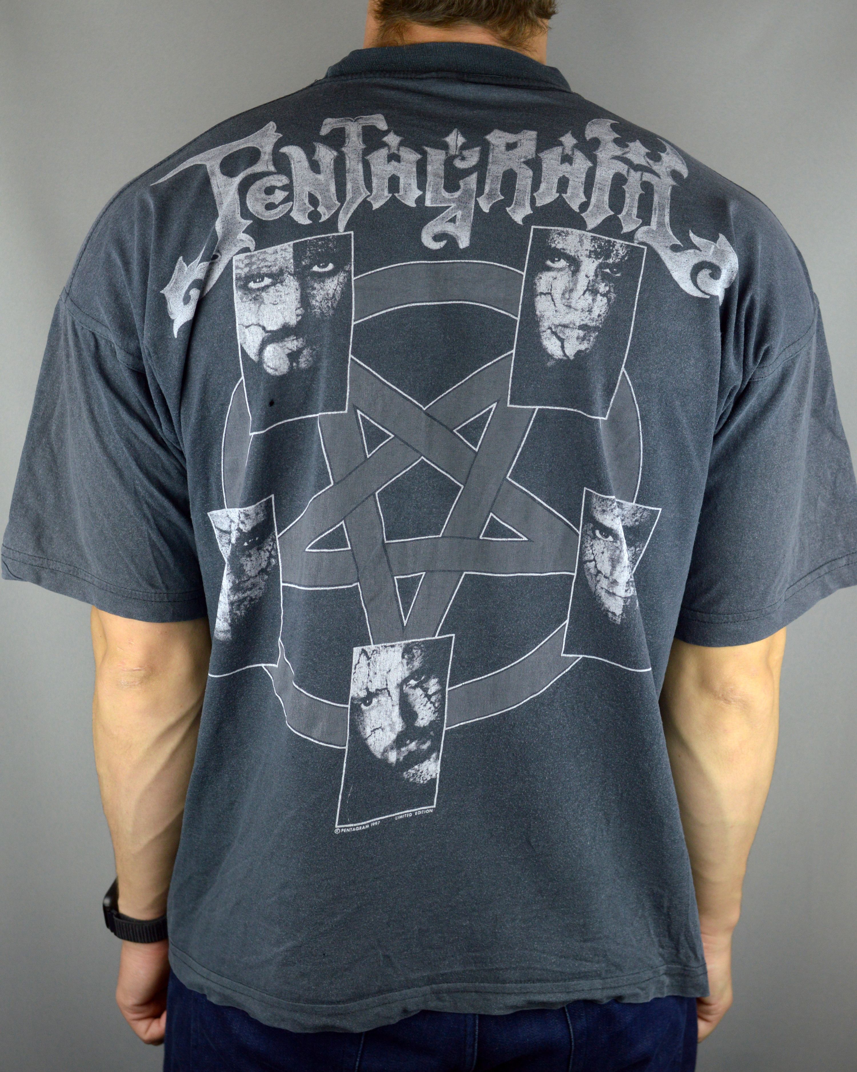 Vintage Vintage Pentagram 1997 t shirt Size US L / EU 52-54 / 3 - 1 Thumbnail