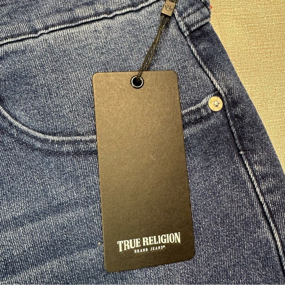 True Religion NWT New $159 True Religion Ricky Straight Leg Flap Pockets Size US 30 / EU 46 - 9 Thumbnail