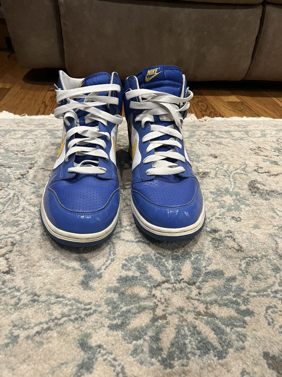 Nike Nike dunk high euro champ Sweden retro CLEAN Size US 14 / EU 47 - 6 Thumbnail