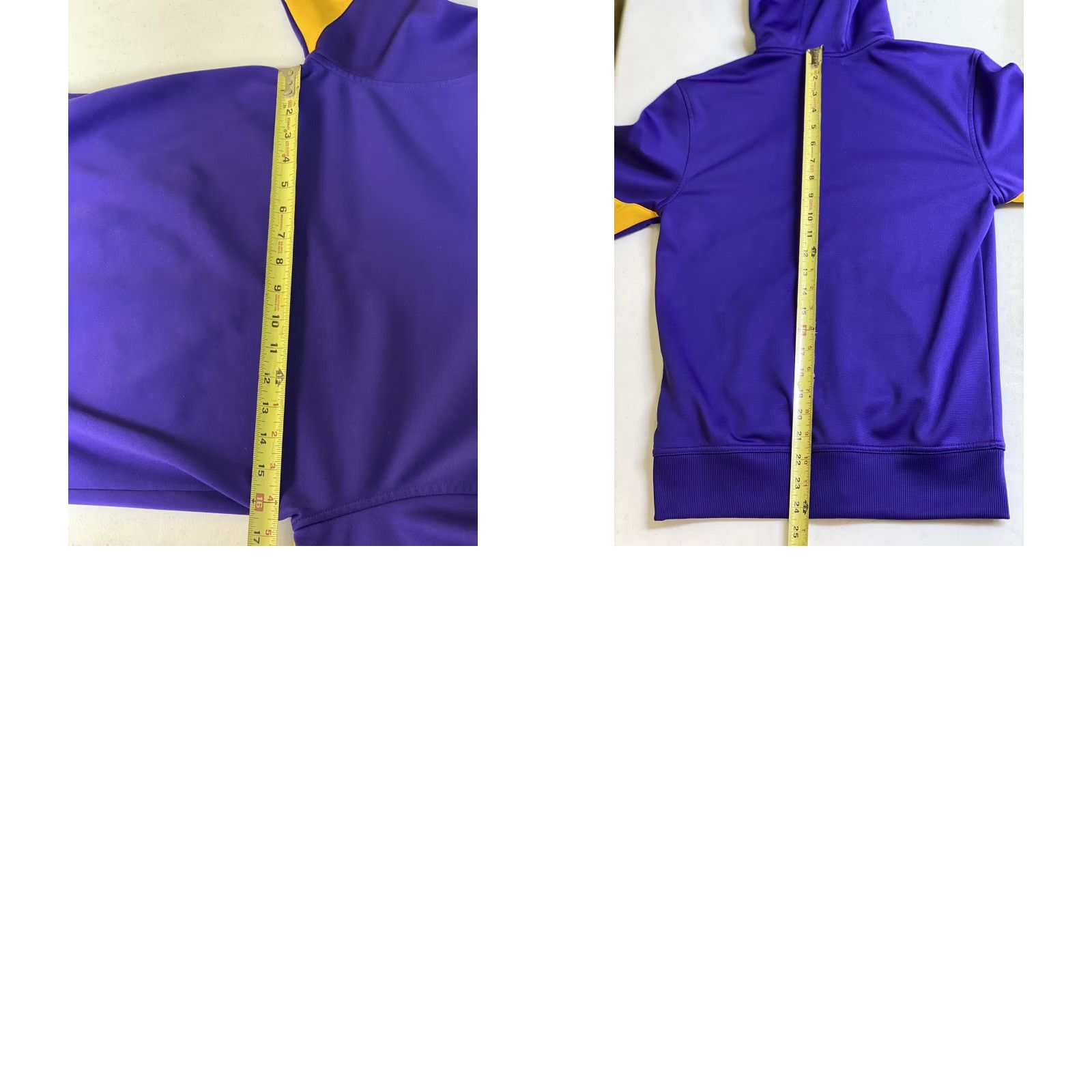 Nike Nike Therma Fit Hoodie Jacket S Purple Gold Full Zip Hooded Sweatshirt Womens Size S / US 4 / IT 40 - 8 Thumbnail
