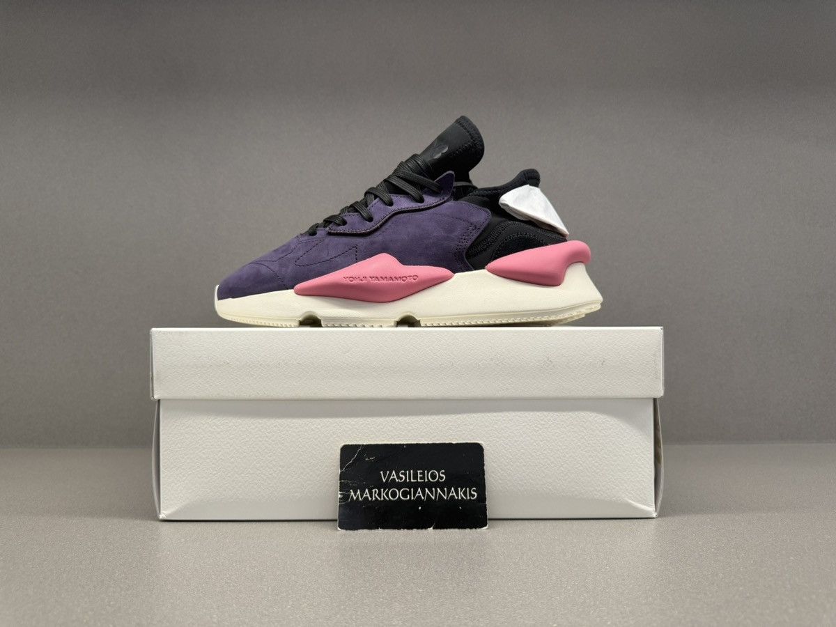 Y-3 Adidas Y-3 Kaiwa Noble Purple Black Off White Size US 7.5 / EU 40-41 - 1 Thumbnail