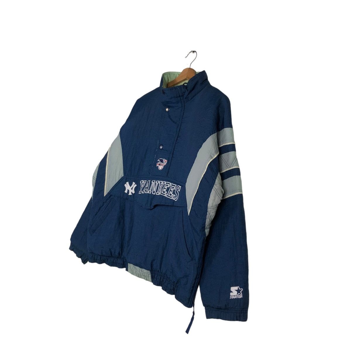 New York Yankees 🔥VINTAGE BOMBER JACKET SPORTSWEAR STARTER NEW YORK YANKEES Size US L / EU 52-54 / 3 - 4 Thumbnail