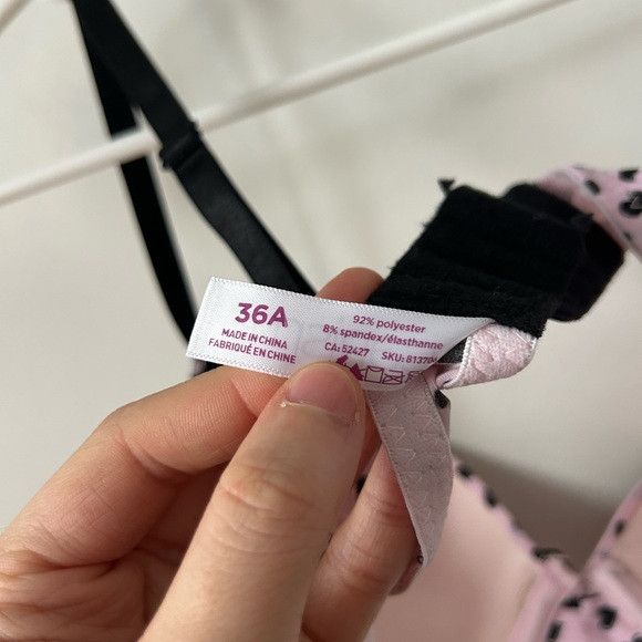 Other Carisma Pink & Black w/ Lace Bra Size ONE SIZE - 5 Thumbnail