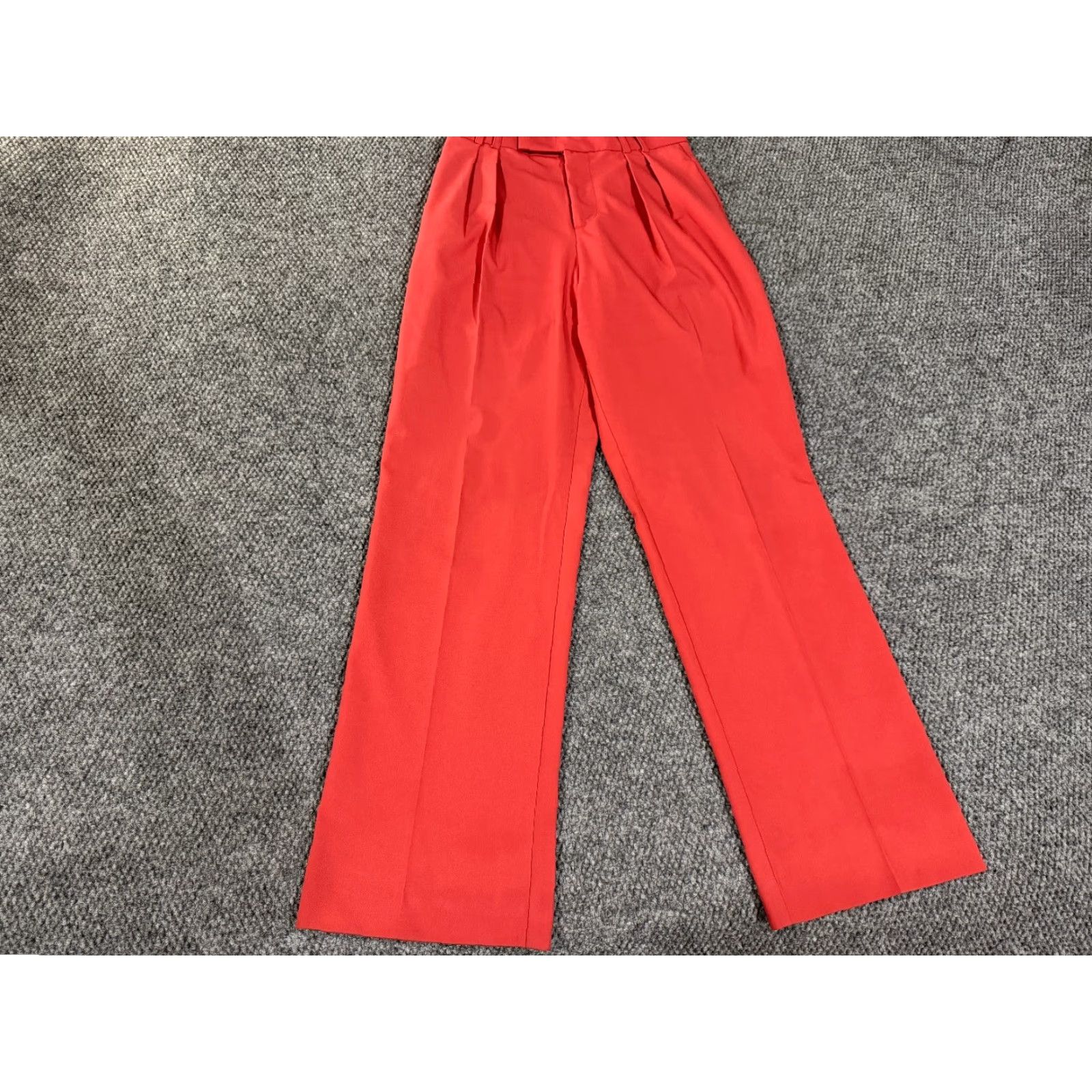 Zara Zara pants mens small red straight leg dress trousers career slacks 28x32 Size US 29 - 2 Thumbnail