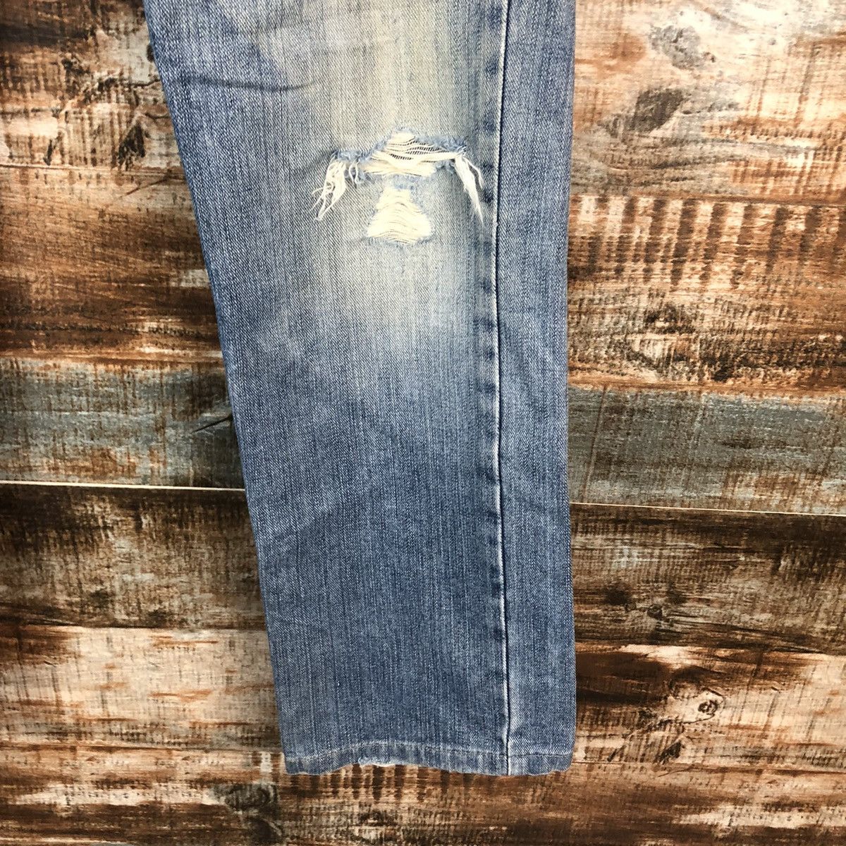 Edwin Edwin japan vintage ripped distressed Denim Pants #A1414 Size US 32 / EU 48 - 10 Thumbnail
