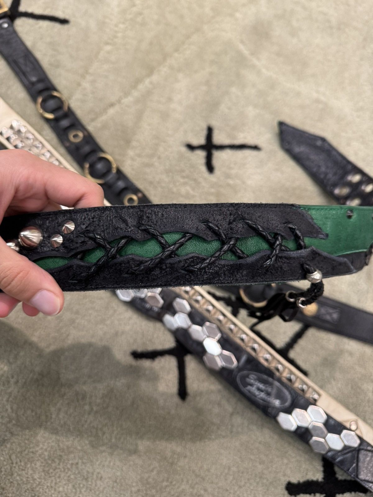 KMRii Kmrii belt cowhide / collaboration rare piece Size ONE SIZE - 6 Thumbnail