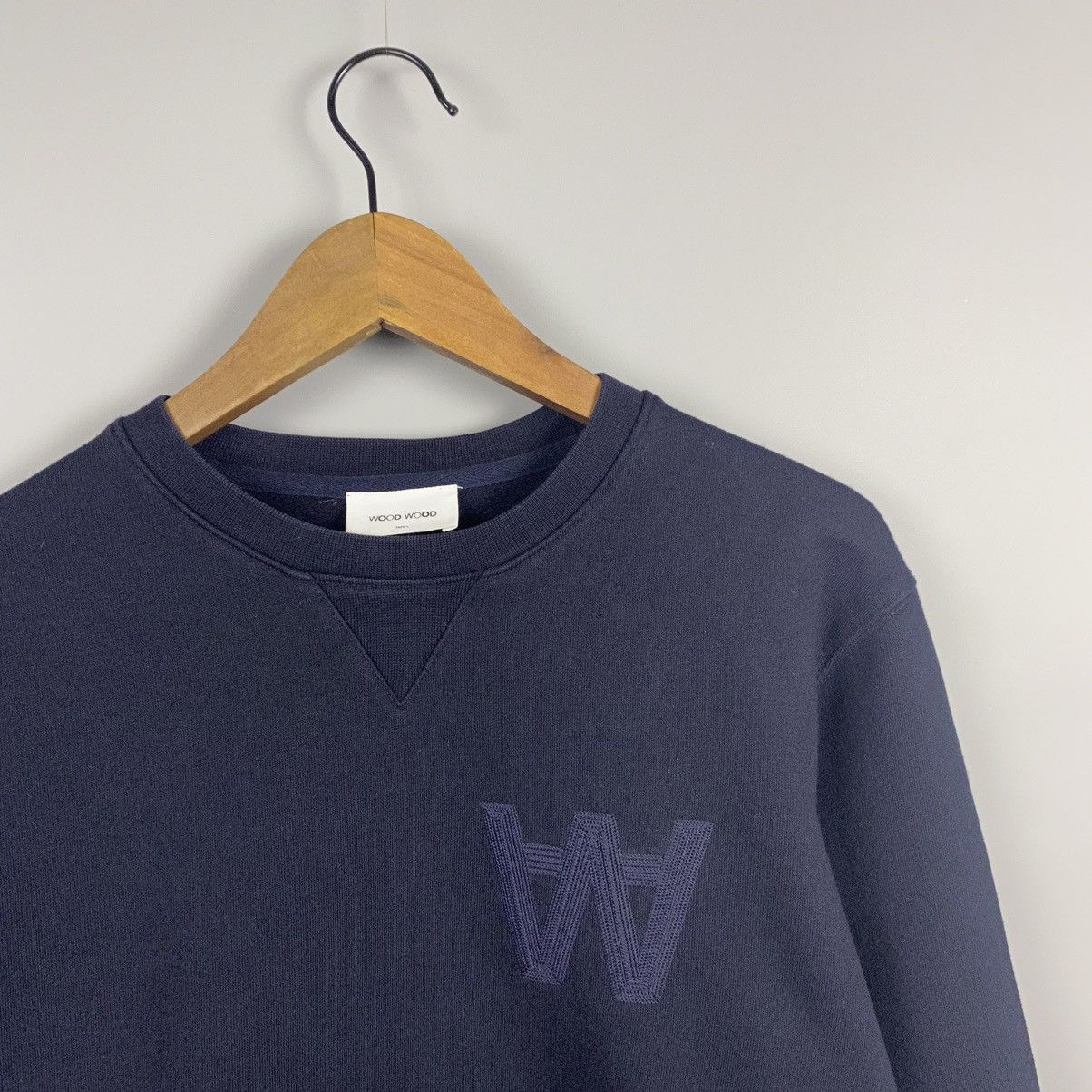 Wood Wood Soft Wood Wood Crewneck sweatshirt Double A black Small Size US S / EU 44-46 / 1 - 2 Thumbnail