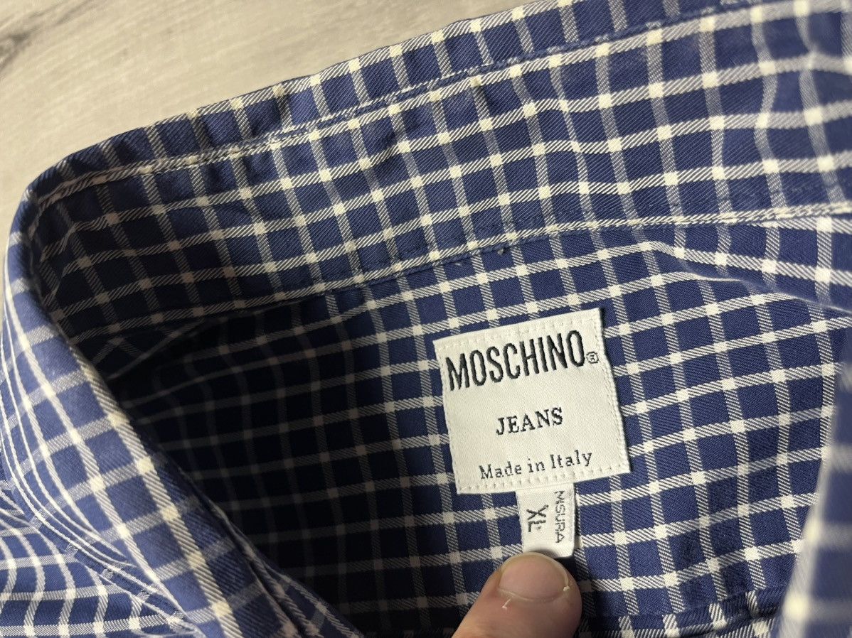 Moschino Moschino shirt nova check size XLarge Size US XL / EU 56 / 4 - 4 Thumbnail