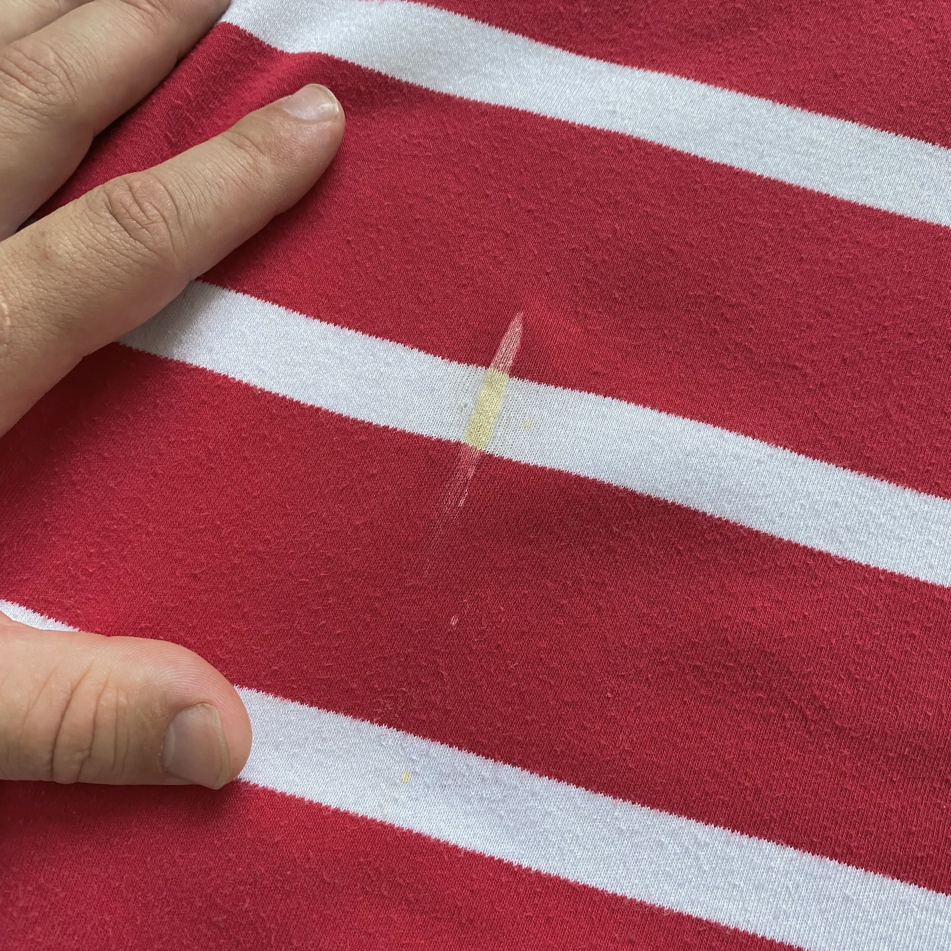 Polo Ralph Lauren Vintage 90s Trashed Polo Ralph Lauren Striped rugby shirt Size US XL / EU 56 / 4 - 9 Thumbnail