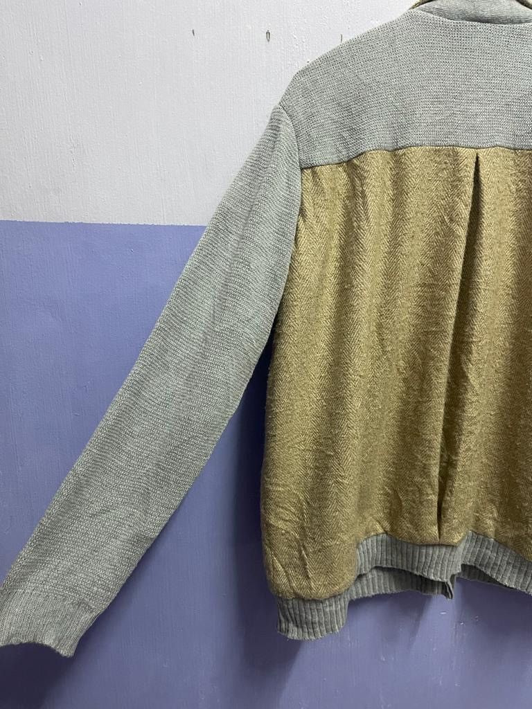 Ne-Net Rare Issey Miyake by Ne-net Half Wool Jacket 2 in 1 Size US M / EU 48-50 / 2 - 11 Thumbnail