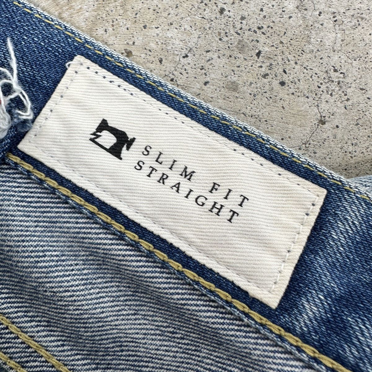 FDMTL Mercedes Benz Selvedge Crash Boro Denim Shorts jort capris Size US 36 / EU 52 - 17 Thumbnail