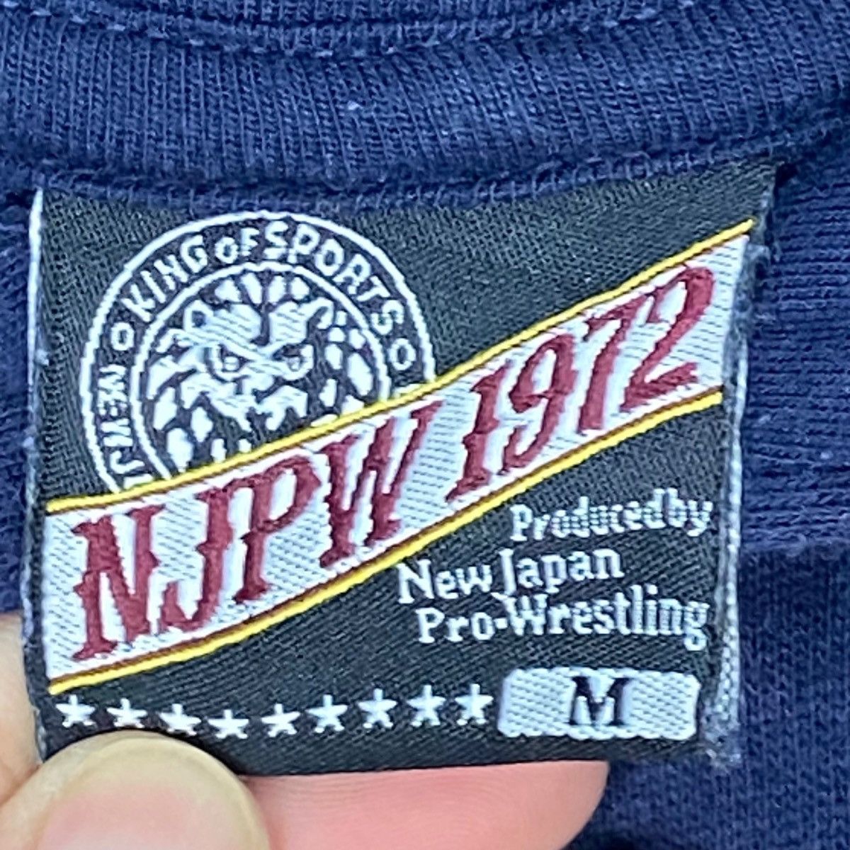 Vintage Vintage New Japan Pro Wrestling Hoodie Sweatshirt Big Logo Size US M / EU 48-50 / 2 - 7 Thumbnail