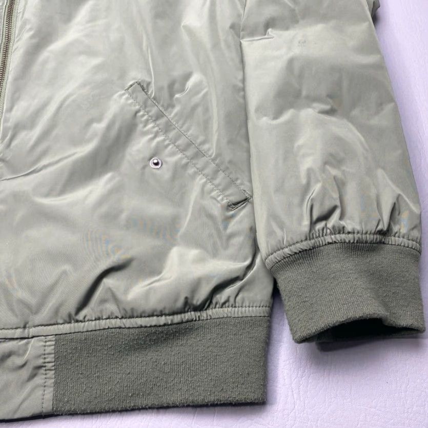 Quiksilver VINTAGE Quicksilver Boardriding Bomber Jacket Men's Large Olive Green Tiger Logo Inside Size US L / EU 52-54 / 3 - 5 Thumbnail