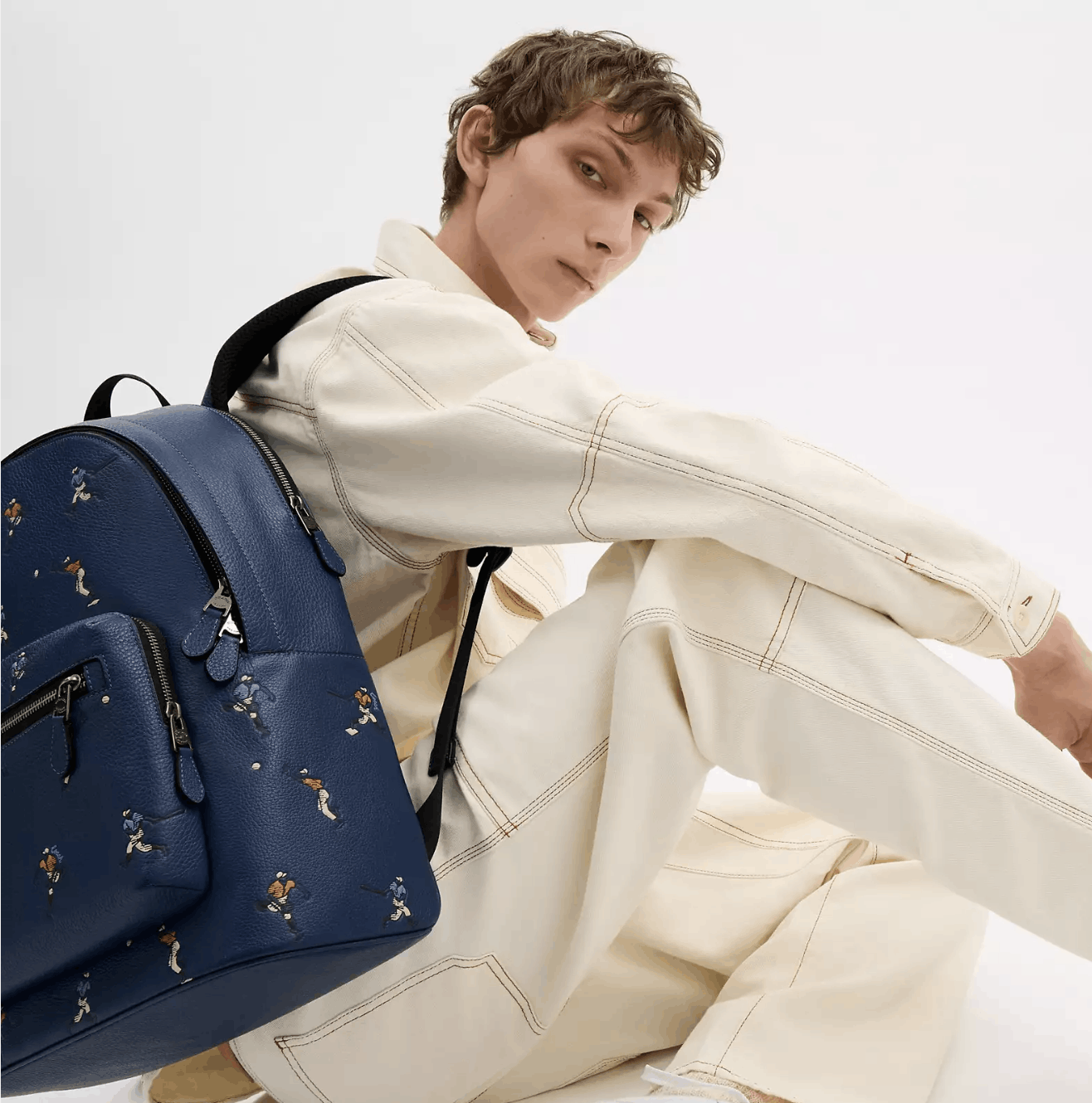 Coach West Backpack With Baseball Print CAX47 Size ONE SIZE - 7 Thumbnail