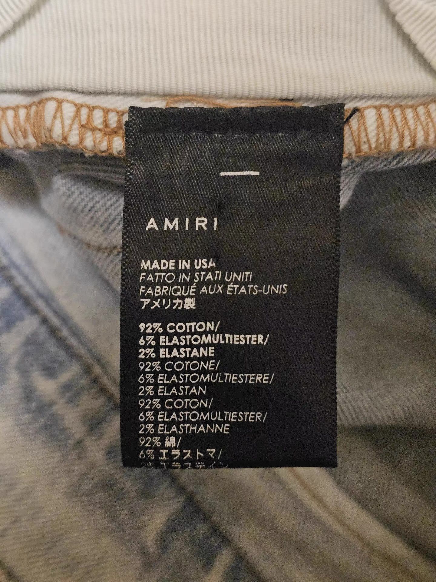 Amiri Amiri light wash ripped jeans, Size US 34 / EU 50 - 7 Thumbnail