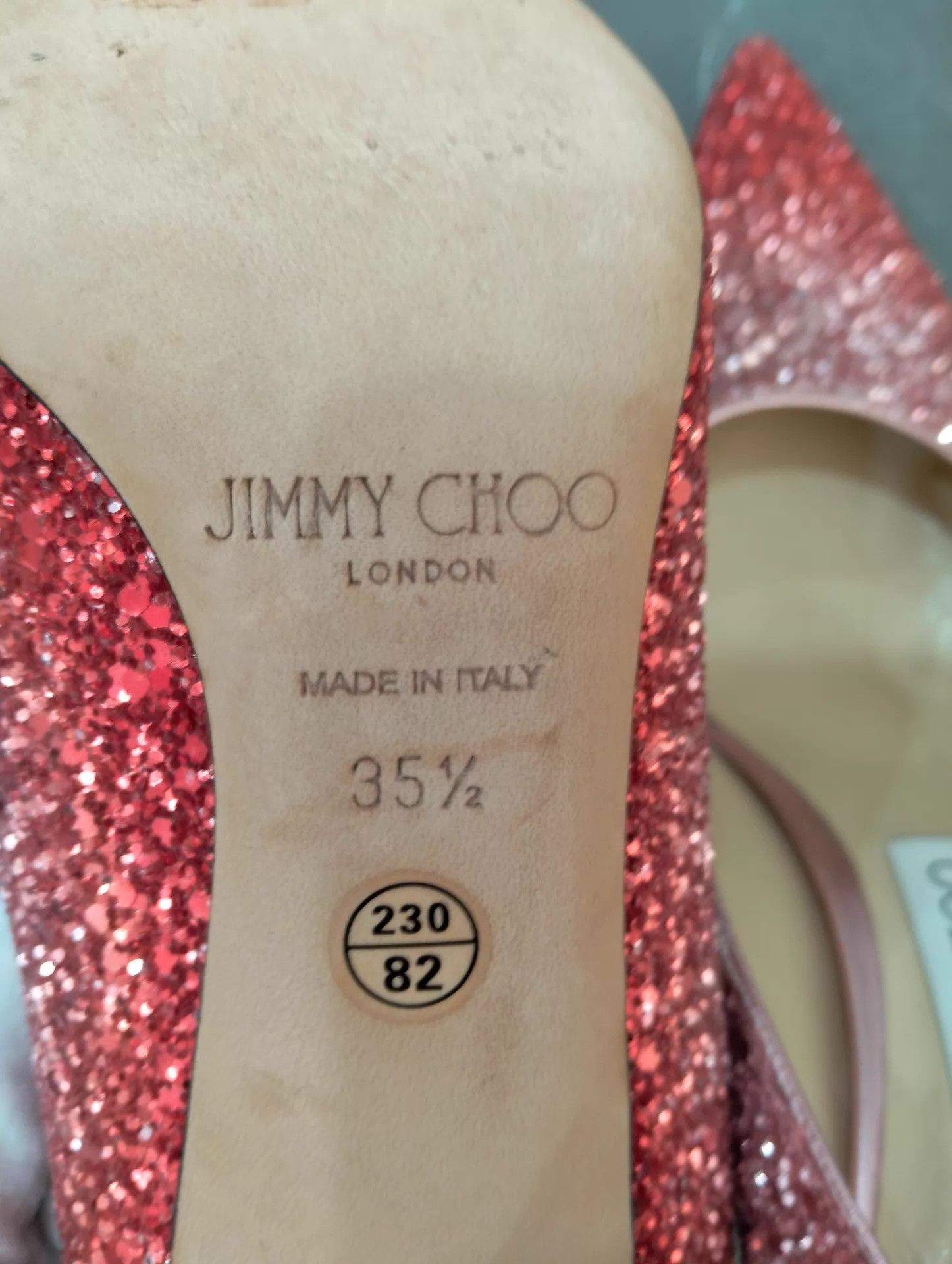 Jimmy Choo Jimmy Choo Gradient Sequin Pointed Toe Heels 35.5 Size US 5 / IT 35 - 8 Thumbnail