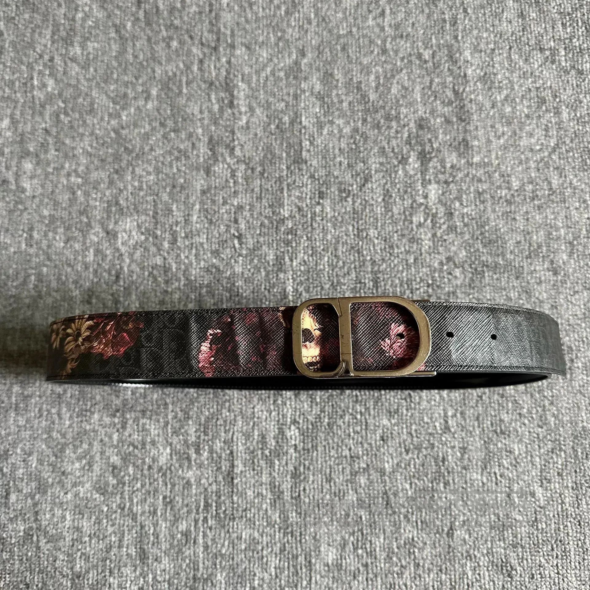 Dior Dior Homme 17ss Toru Kamei Rose Skull Belt. Size ONE SIZE - 8 Thumbnail