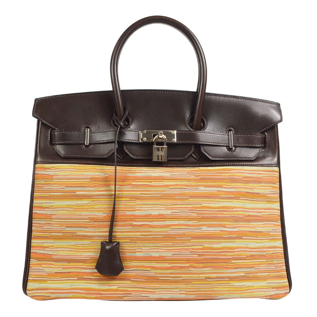 Hermes Hermes Birkin Handbag Vibrato and Box Calf Size ONE SIZE - 1 Thumbnail