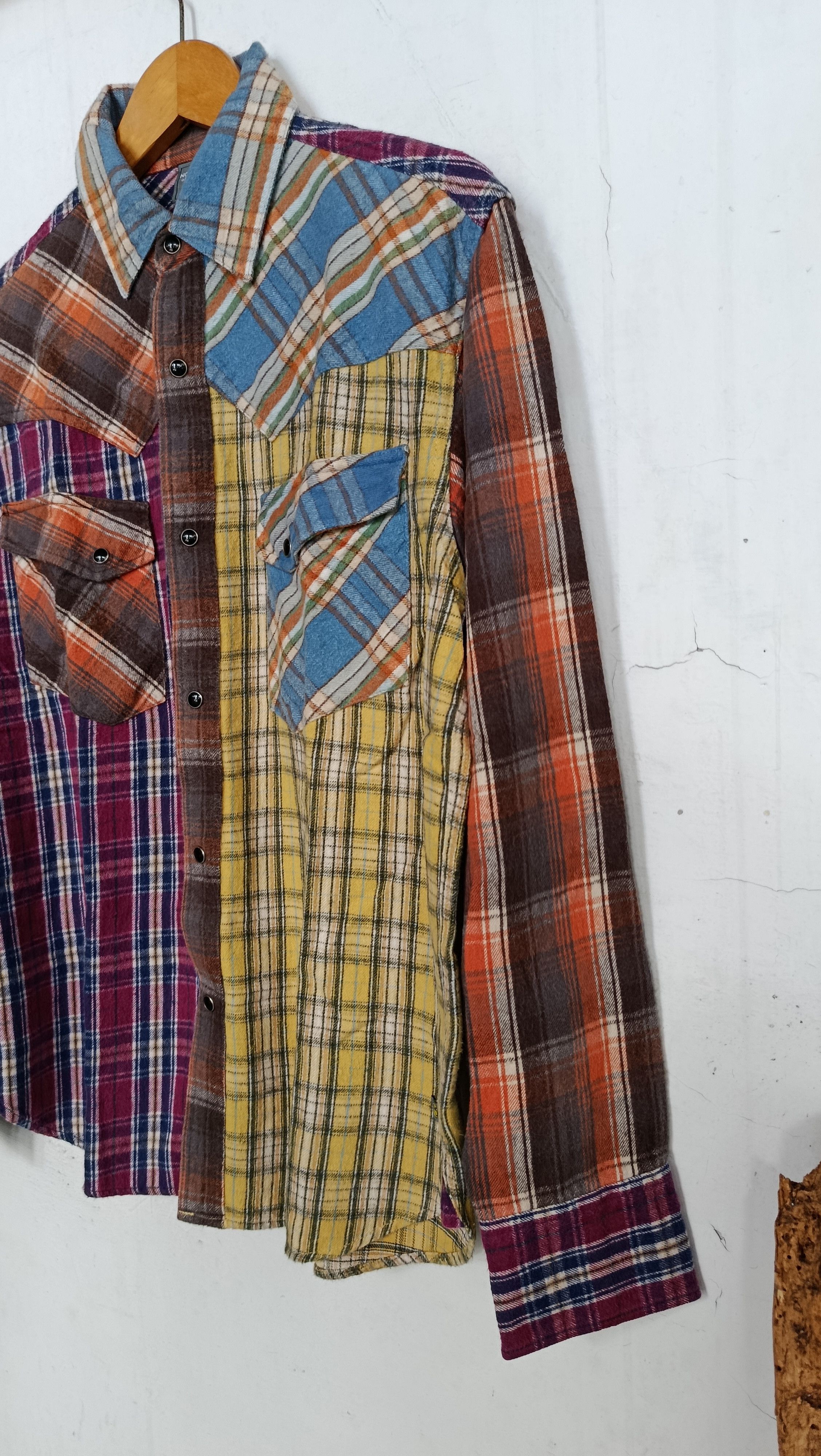 The North Face The North Face Flannel Shirt A5 Plaid Patchwork Size S fit M Size US S / EU 44-46 / 1 - 4 Thumbnail