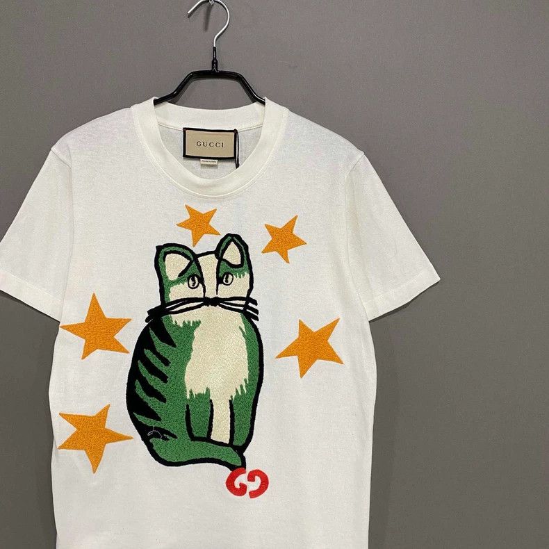 Gucci GucciKitten embroidered short sleeves 2503-Nextarrow Size US XXS / EU 40 - 2 Thumbnail