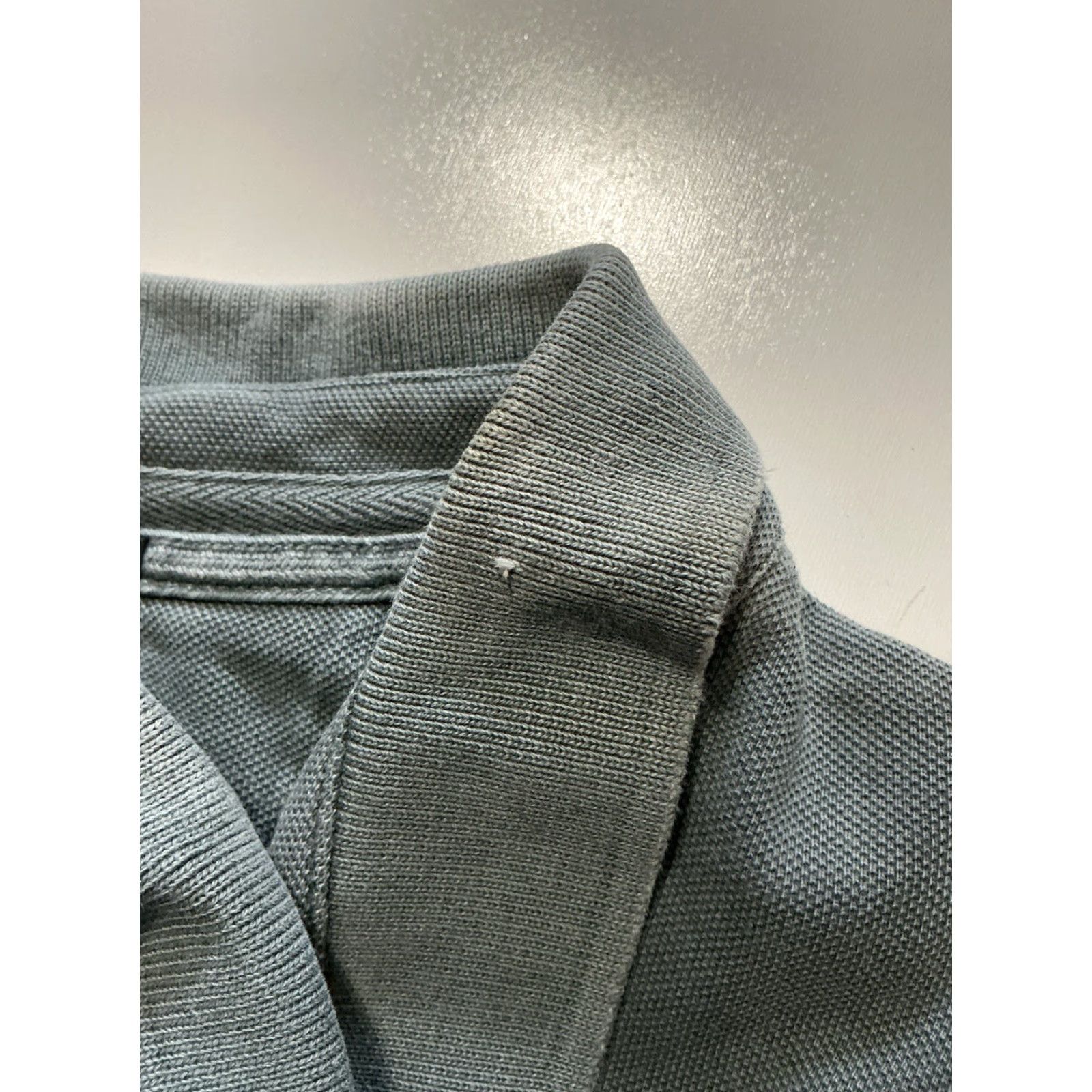 Allsaints AllSaints Spitalfields Sandringham Ram Skull Cotton Gray S/S Polo Shirt Large Mens Size US L / EU 52-54 / 3 - 7 Thumbnail