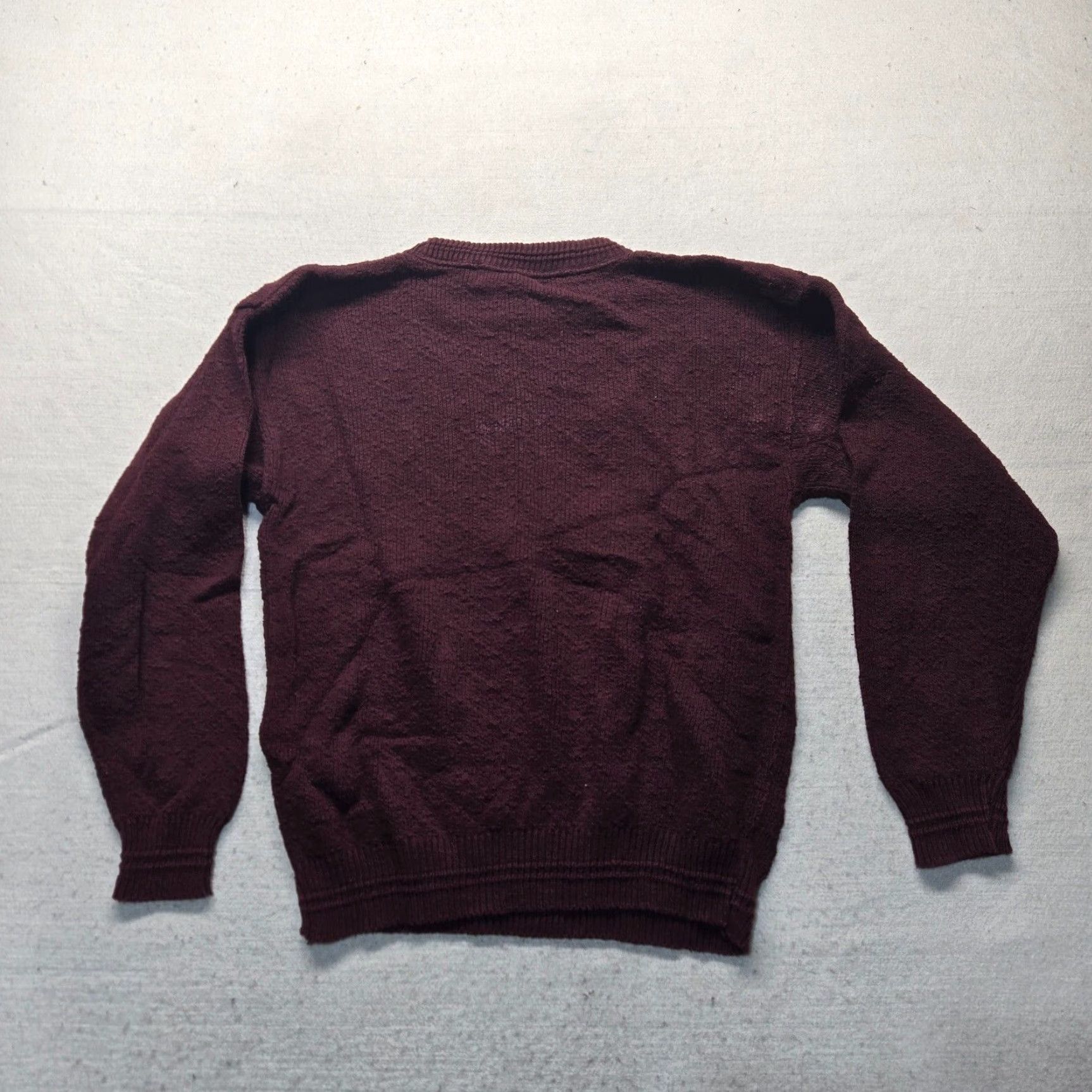 Vintage VINTAGE bernette Golf Sweater Shirt Mens XL 100% Cotton Red USA Embroidered Knit Crew Neck Pullover Long Sleeve Size US XL / EU 56 / 4 - 7 Thumbnail