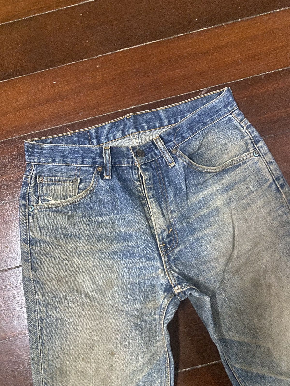 Levi's Faded Vintage Levi’s 517 Flares distressed bootcut wide leg Size US 32 / EU 48 - 7 Thumbnail