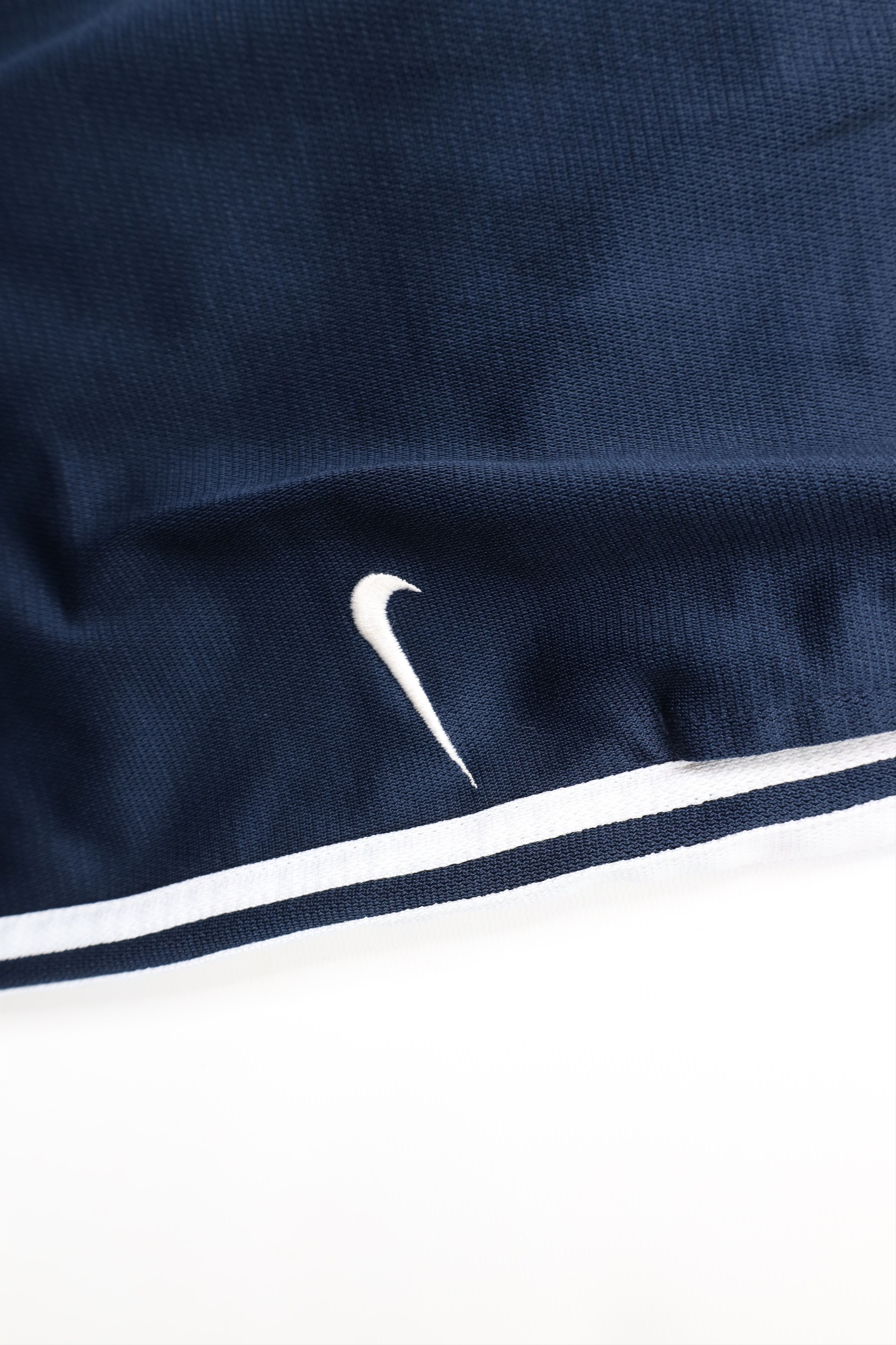 Nike × Vintage Vintage 90s Y2K Nike Scott Mini Swoosh Wide Leg Pants Blue Size US 36 / EU 52 - 7 Thumbnail