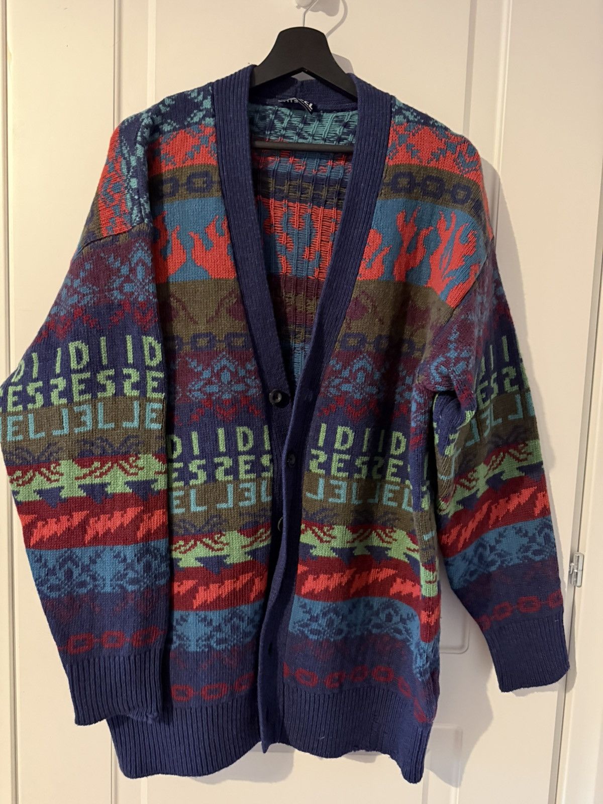 Diesel Diesel Multicolor K-Henderson Cardigan Size US S / EU 44-46 / 1 - 5 Thumbnail