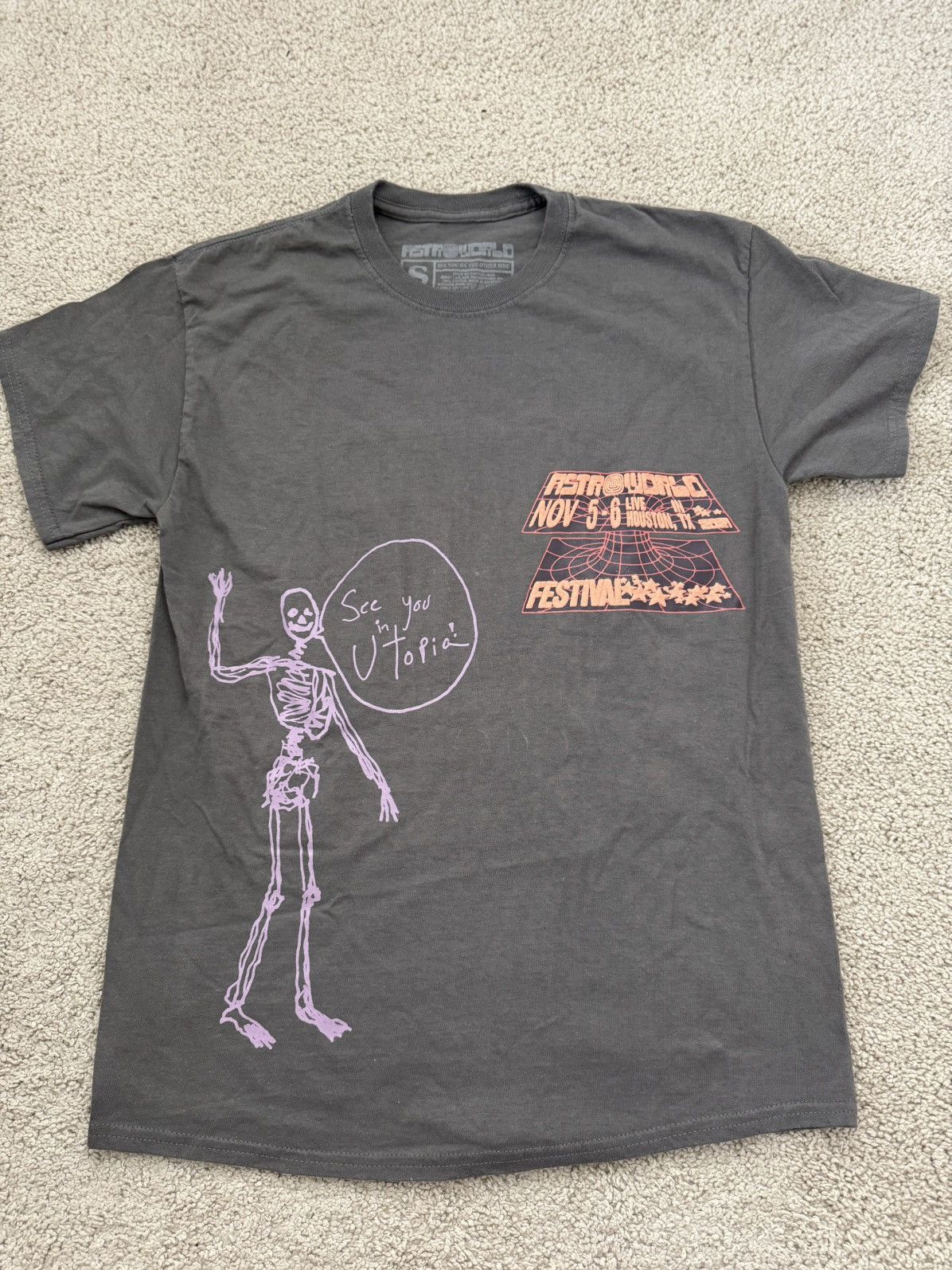 Other Astroworld Tour Tee Size US S / EU 44-46 / 1 - 1 Thumbnail