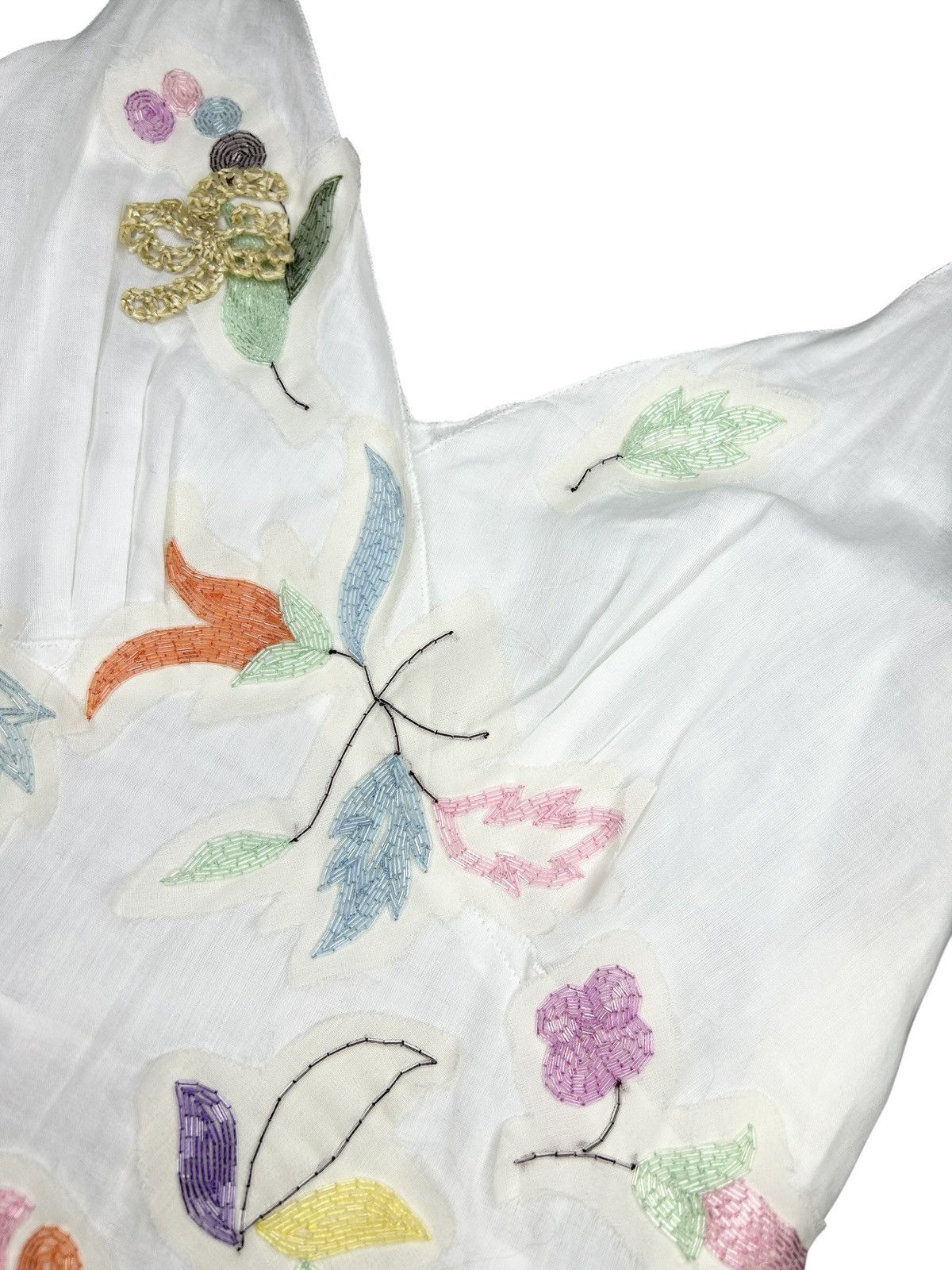 Prada 2004 Beaded Floral Dress Size S / US 4 / IT 40 - 7 Thumbnail