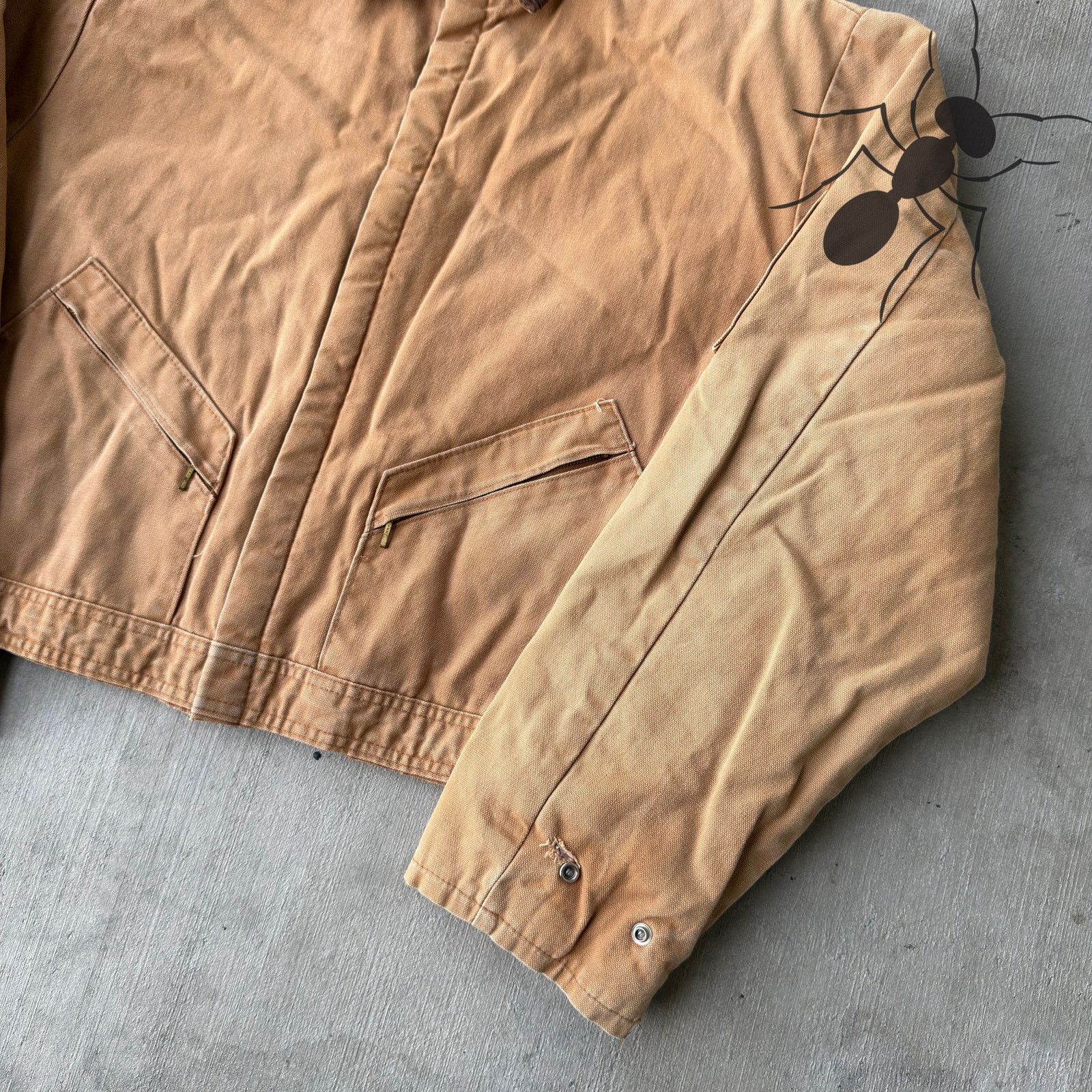 Vintage × Walls Walls Brown cropped Detroit style work wear jacket Size US XXL / EU 58 / 5 - 4 Thumbnail