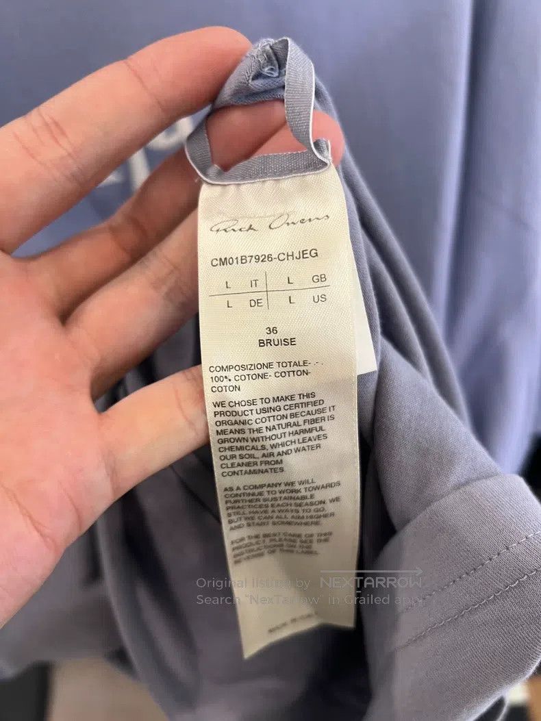 Rick Owens RICK OWENS Champion embroidered short-sleeve T-shirt, size Size US L / EU 52-54 / 3 - 5 Thumbnail