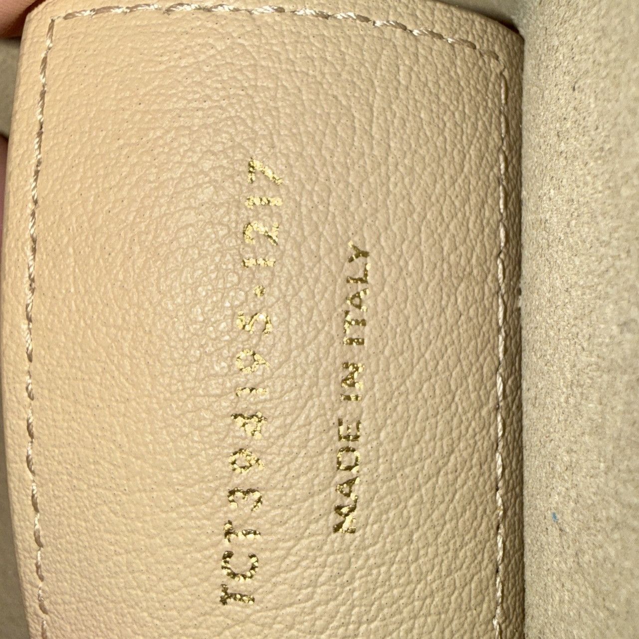 Yves Saint Laurent Shopping Saint Laurent In Leather - Dark Beige Size ONE SIZE - 14 Thumbnail