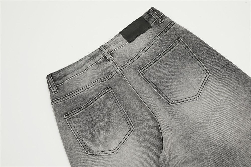 Japanese Brand × Jean American loose washed gray casual ripped jeans Size US 32 / EU 48 - 5 Thumbnail