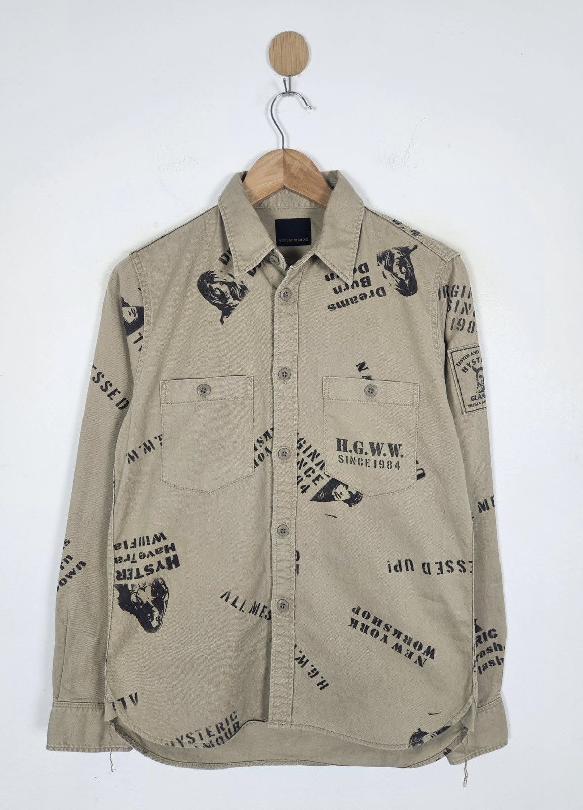 Hysteric Glamour Hysteric Glamour NY Workshop Army shirt Size US M / EU 48-50 / 2 - 1 Thumbnail