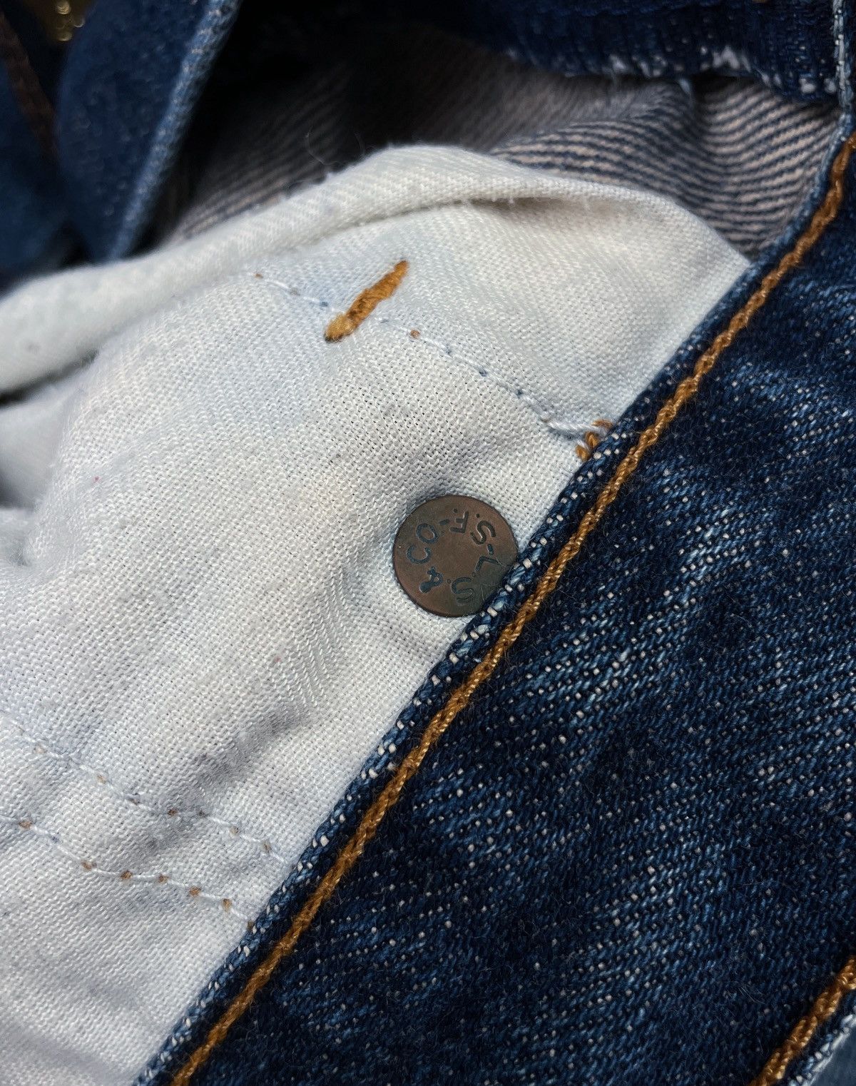 Levi's Vintage Levi’s 502 Big E Japan Selvedge Denim Pants Size 30 Size US 30 / EU 46 - 19 Thumbnail
