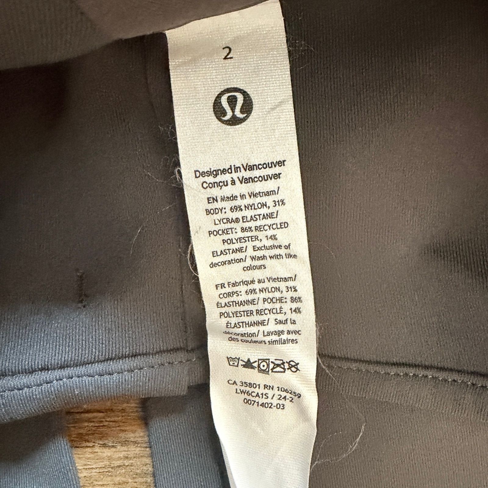 Lululemon LuluLemon Smooth Fit Pull-On High-Rise size 0 Size 25" / US 0 / IT 36 - 7 Thumbnail