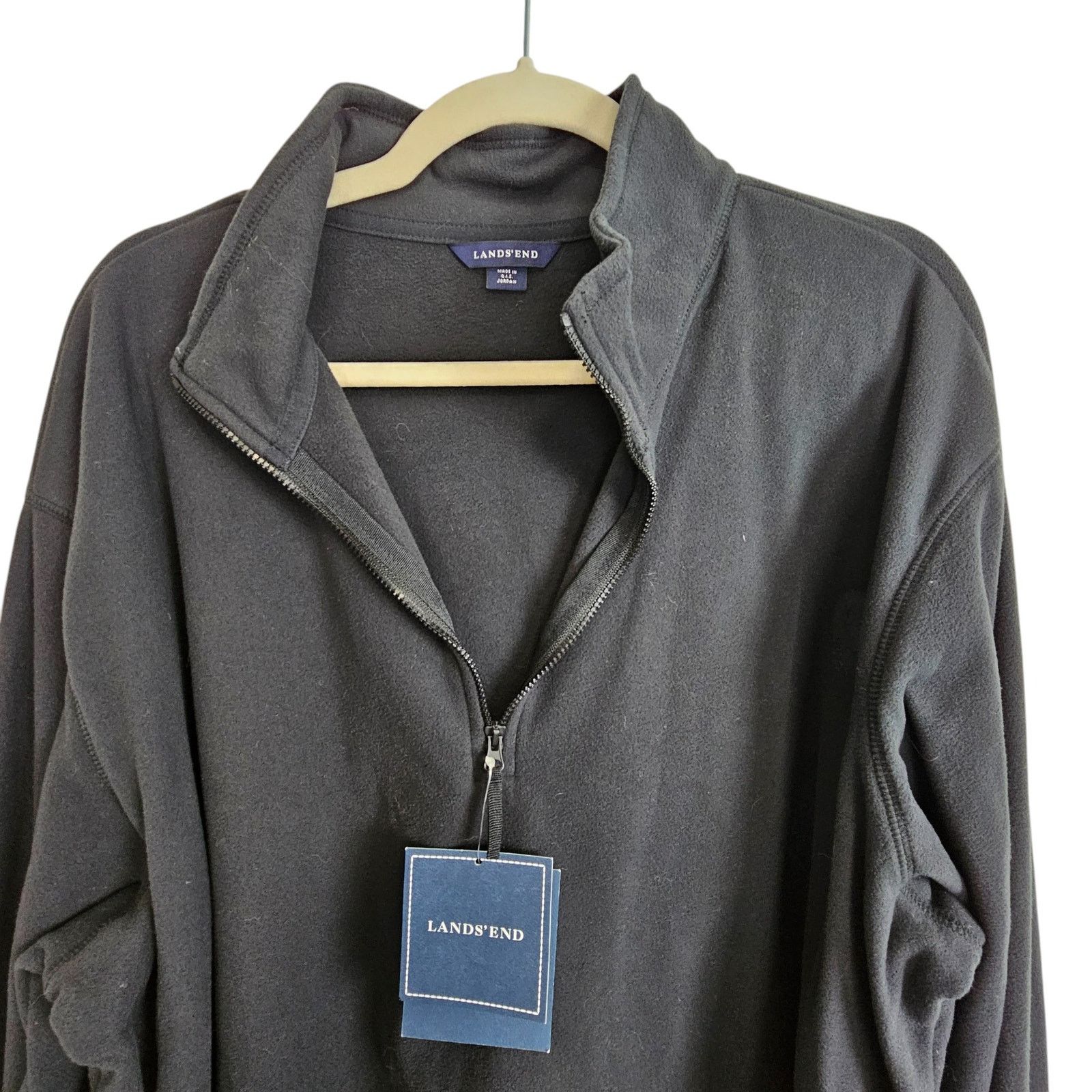 Lands' End Lands End 1/4 Zip Fleece Sweater Sz XXL Pullover Minimalist Size US XXL / EU 58 / 5 - 2 Thumbnail