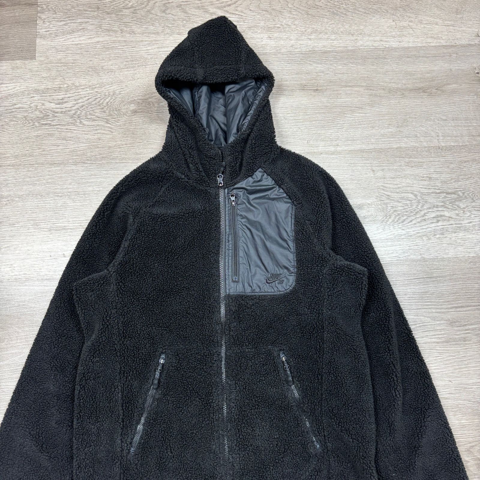 Nike Nike SB Everett Sherpa Fleece Full Zip Hooded Jacket Mens XS Size US XS / EU 42 / 0 - 2 Thumbnail