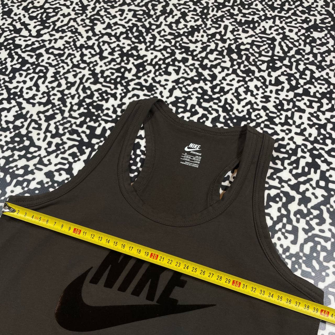 Nike Vintage Y2K Nike Swoosh Big Logo Brown Retro Style Tank Top Size M / US 6-8 / IT 42-44 - 6 Thumbnail