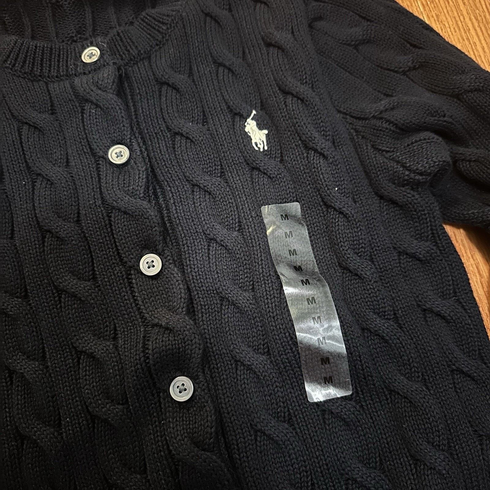 Polo Ralph Lauren NWT Polo Ralph Lauren Women Cotton Cardigan Sweater M BLUE Size M / US 6-8 / IT 42-44 - 6 Thumbnail