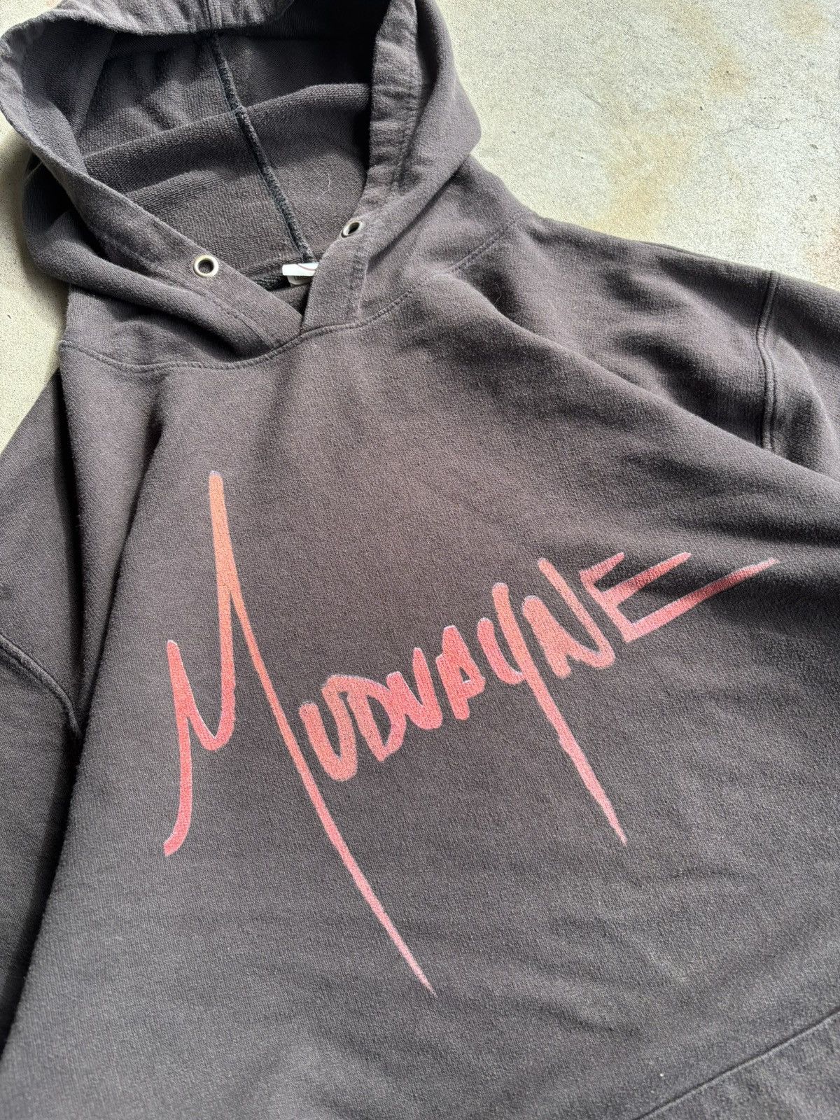 Band Tees Vintage Early 2000s Mudvayne Metal Band Faded Black Hoodie Size US XL / EU 56 / 4 - 6 Thumbnail