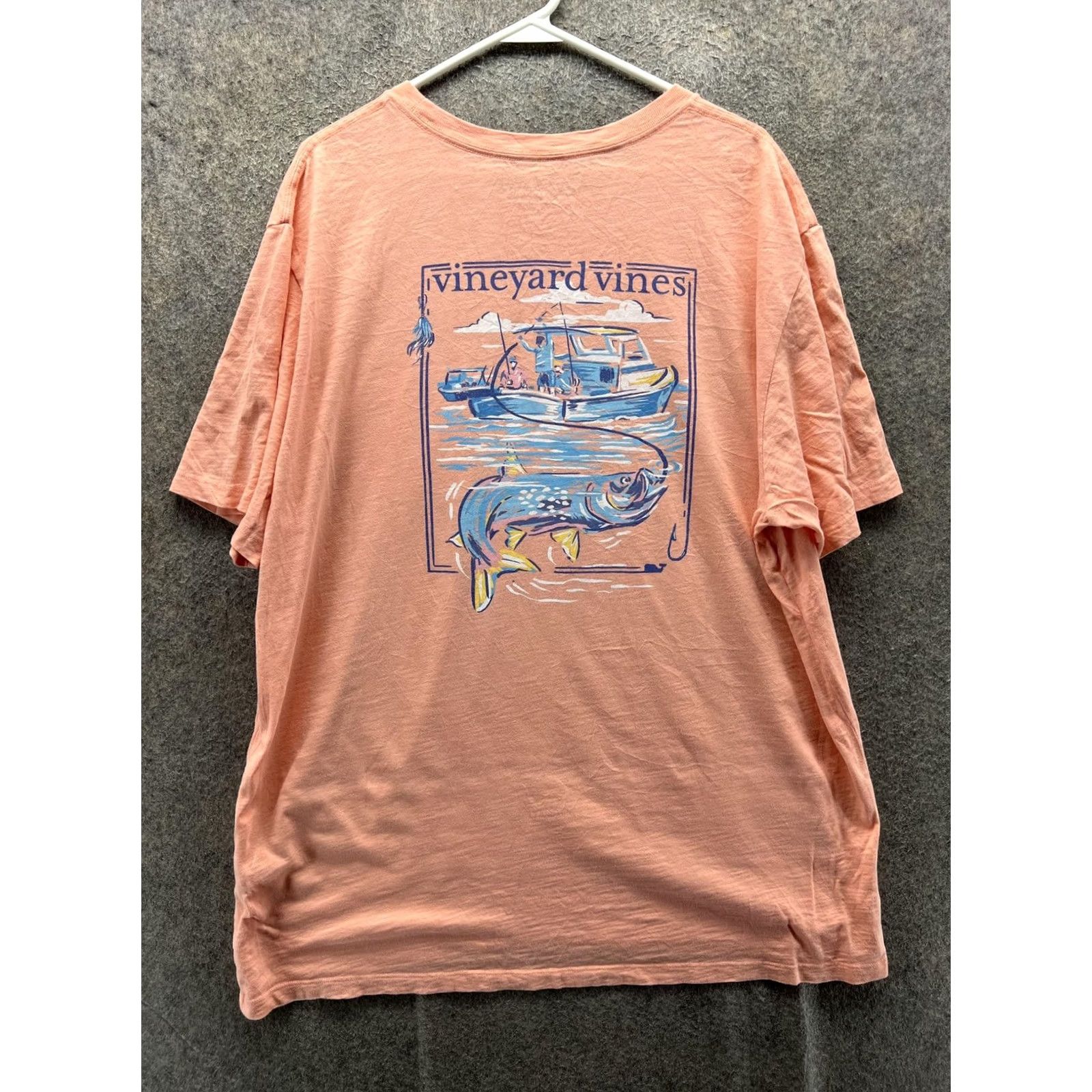 Vineyard Vines Vineyard Vines Shirt Mens XL Pink Pocket Tee Nautical Fishing Boat Graphic Size US XL / EU 56 / 4 - 2 Thumbnail