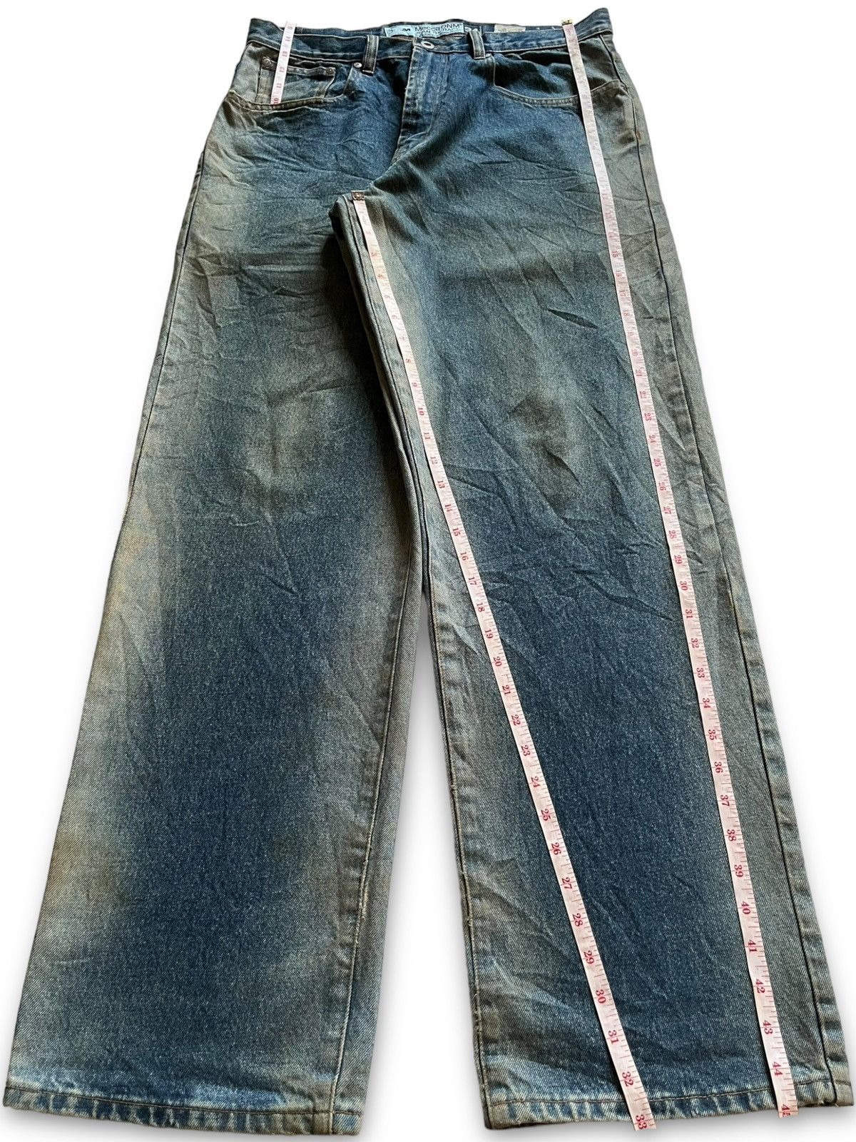 Japanese Brand Vintage Japanese Brand Faded Wash Classic Style Baggy Jeans Size US 34 / EU 50 - 10 Thumbnail
