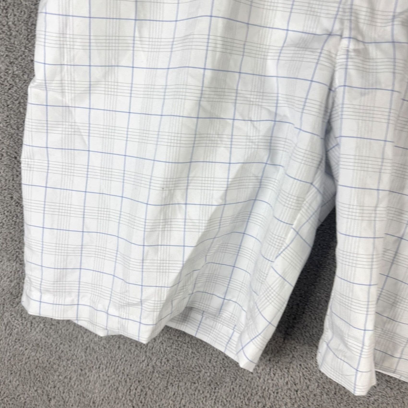 Hogan Ben Hogan Shorts Mens 42 White Check Performance Golf Moisture Wicking UPF 15 Sportswear Casual Athletic Size US 42 / EU 58 - 5 Thumbnail