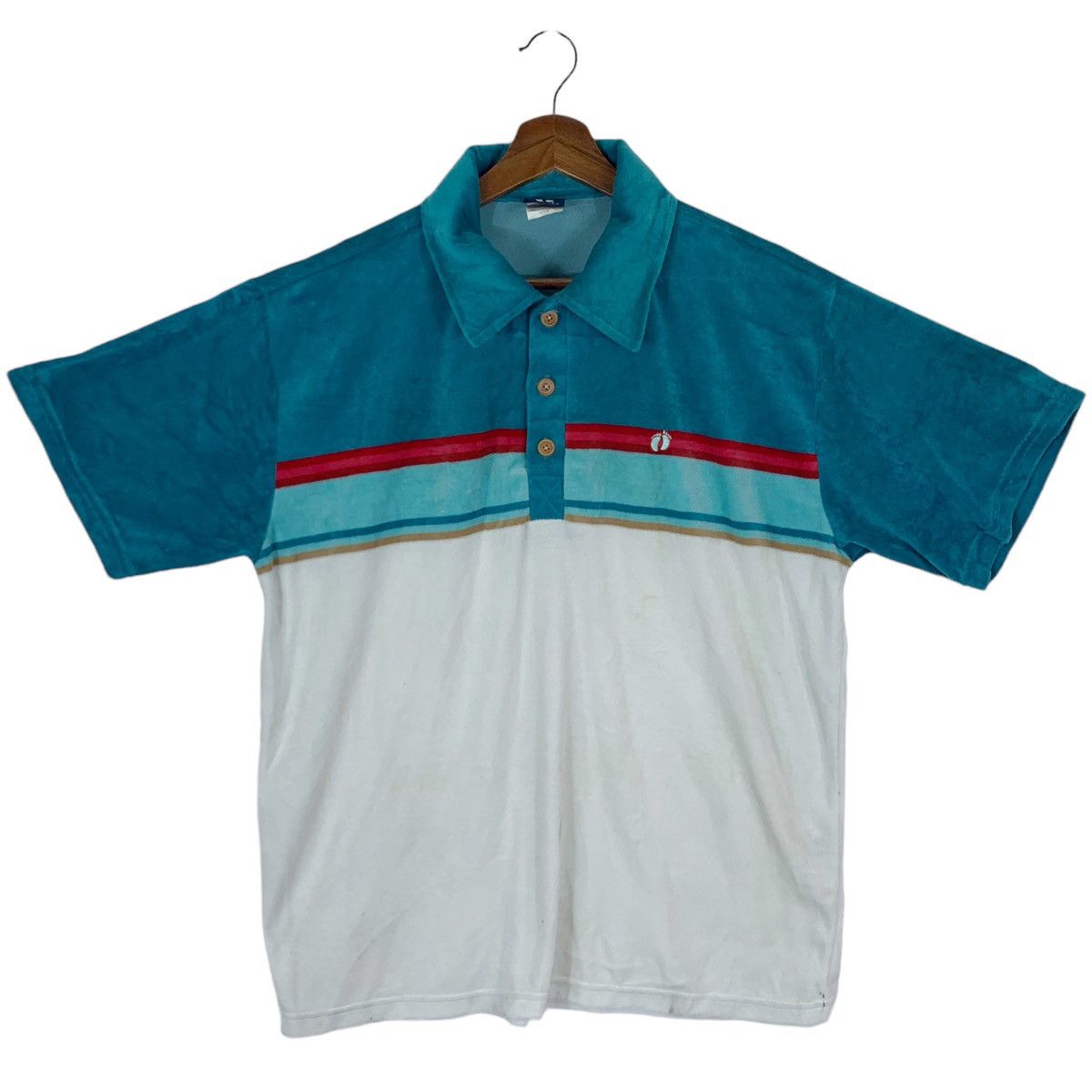 Hang Ten × Vintage Vintage Hang Ten Surf Tee Collar Size US M / EU 48-50 / 2 - 1 Thumbnail
